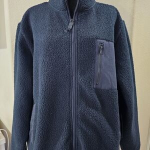 NWT Black Fabletics Sherpa Jacket